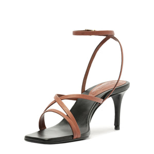 Bari Mid Sandal in Brown