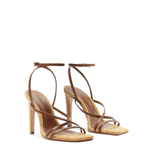 Bari Atanado Leather Sandal in Brown