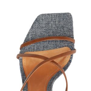 Bari Atanado Leather Sandal in Caramel