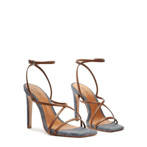 Bari Atanado Leather Sandal in Caramel