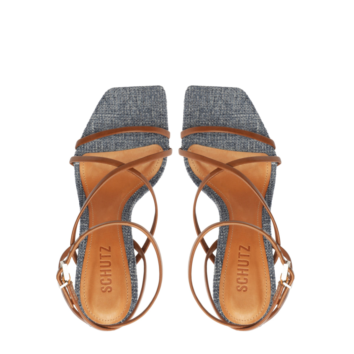 Bari Atanado Leather Sandal in Caramel