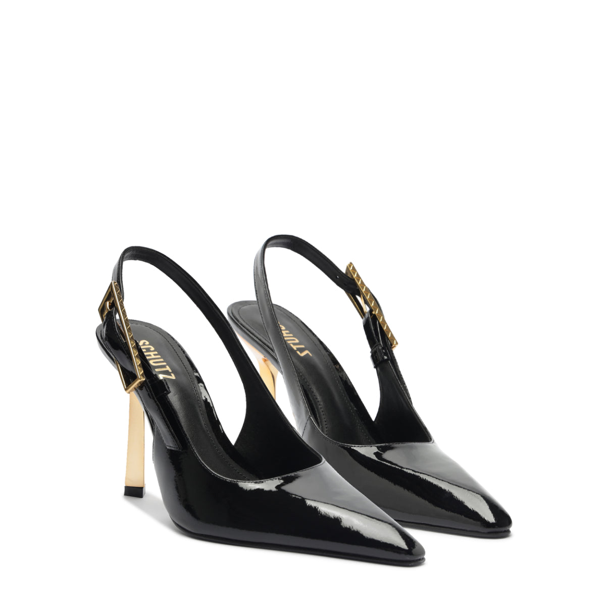 Ciara Patent Leather Pump in Black