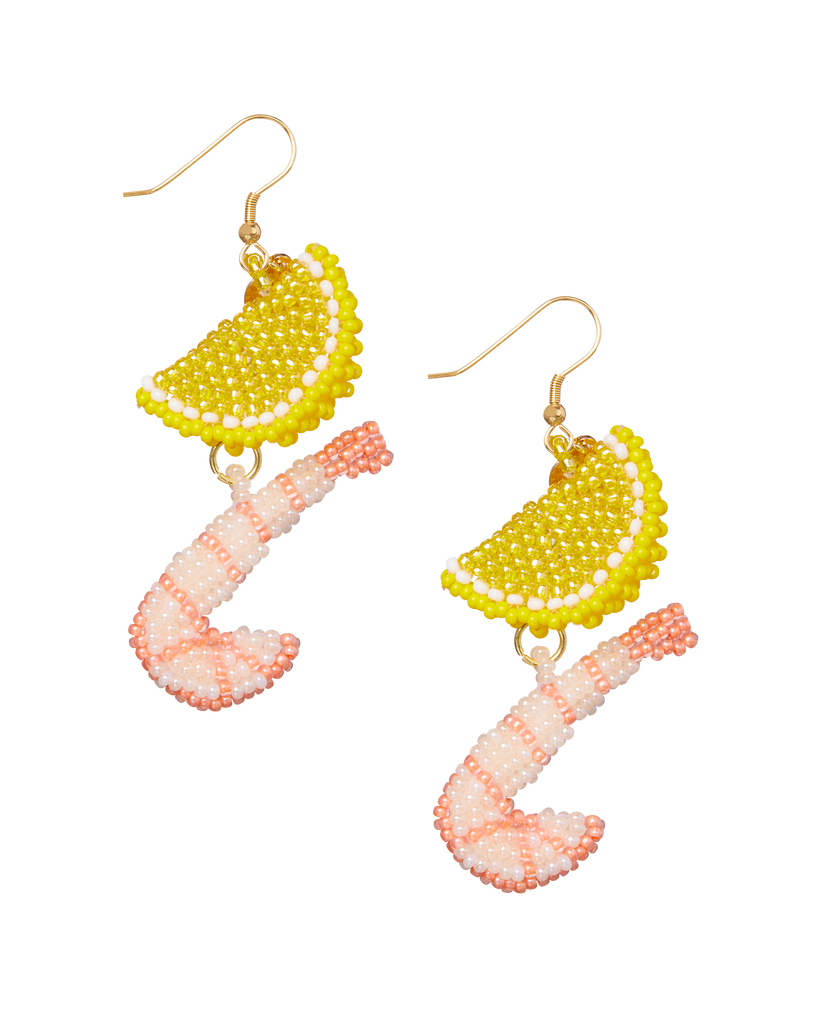 Shrimp Cocktail Earrings