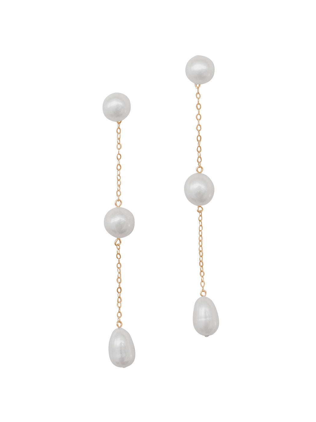 Selene Earrings in White