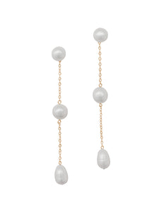 Selene Earrings in White