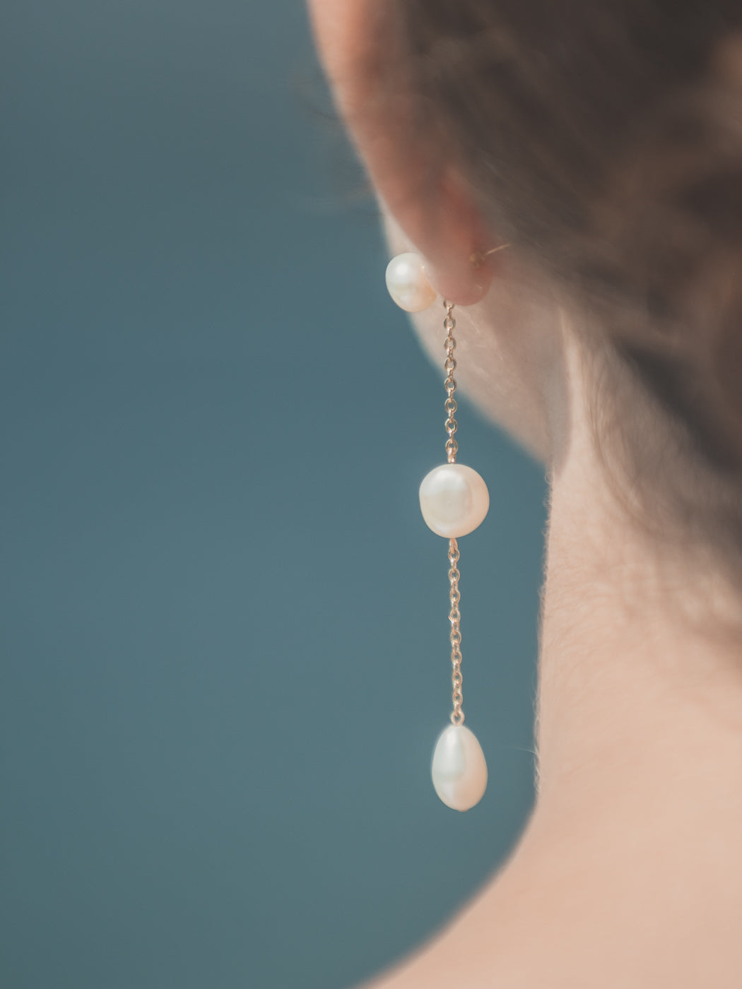 Selene Earrings in White