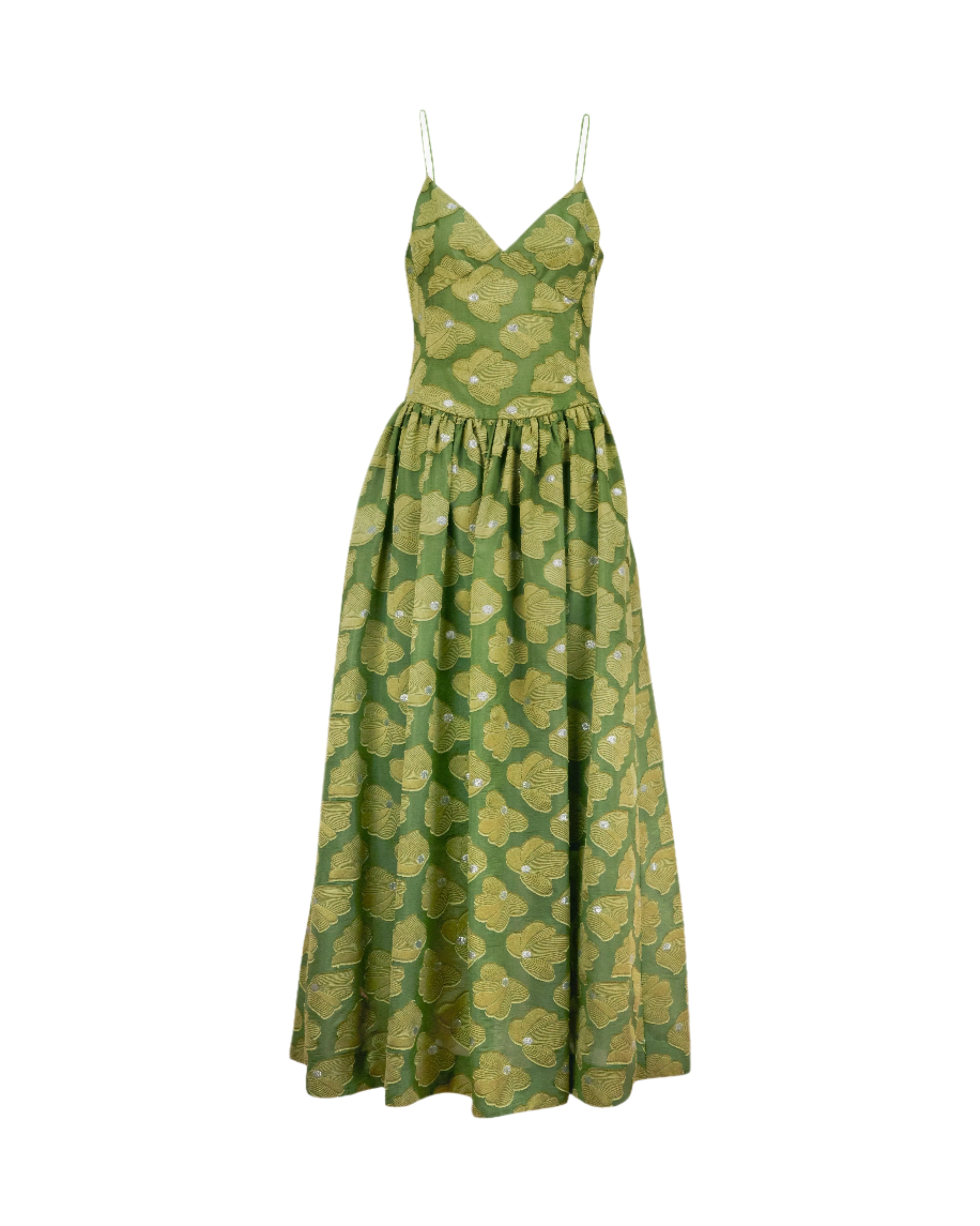 Serena Dress in Avocado