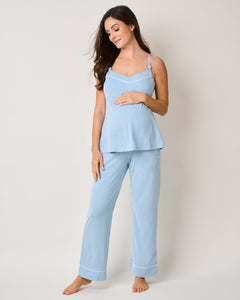 The Basics Maternity Set in Periwinkle