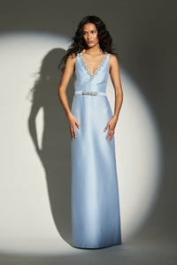 Garda Gown in Glacial Blue