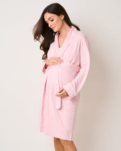 The Cozy Maternity Set in Pink