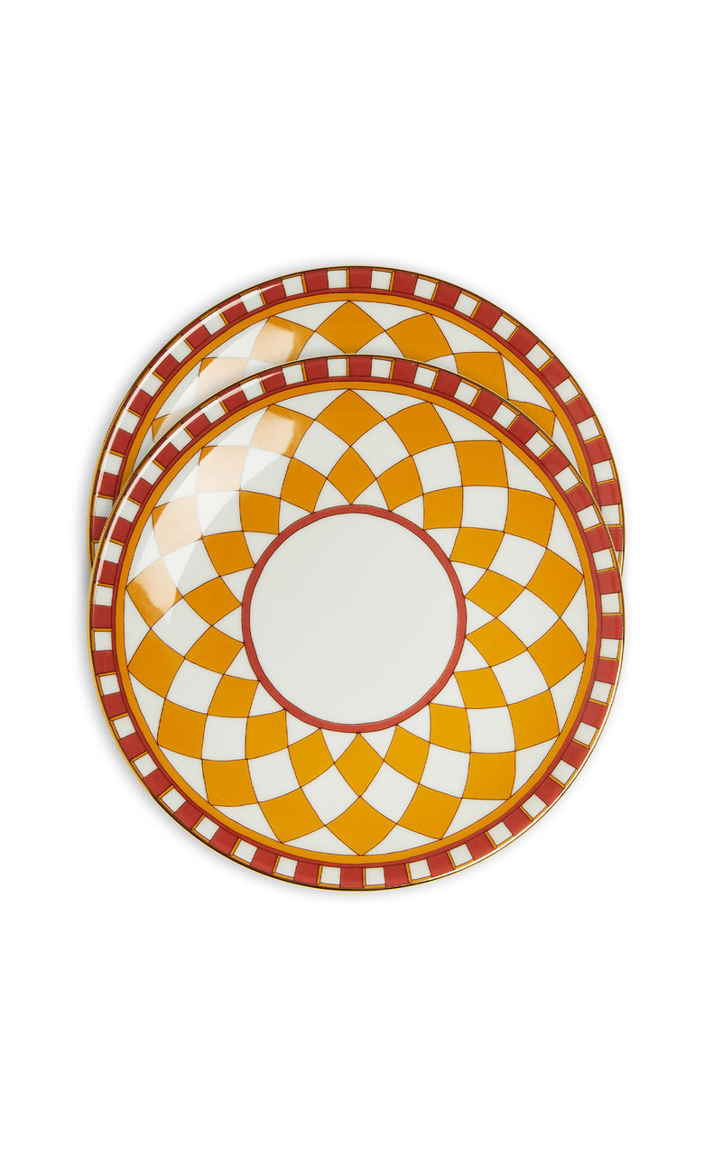 Side Plates in Apollo Yellow, Set of 2