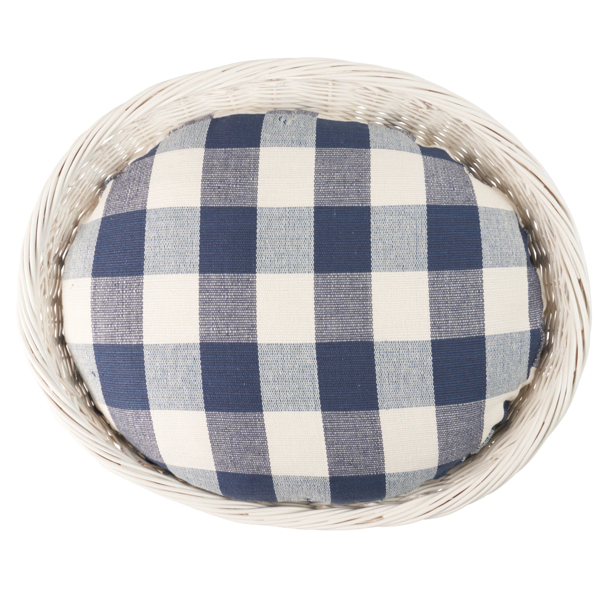 Barnes Blue Check Dog Bed