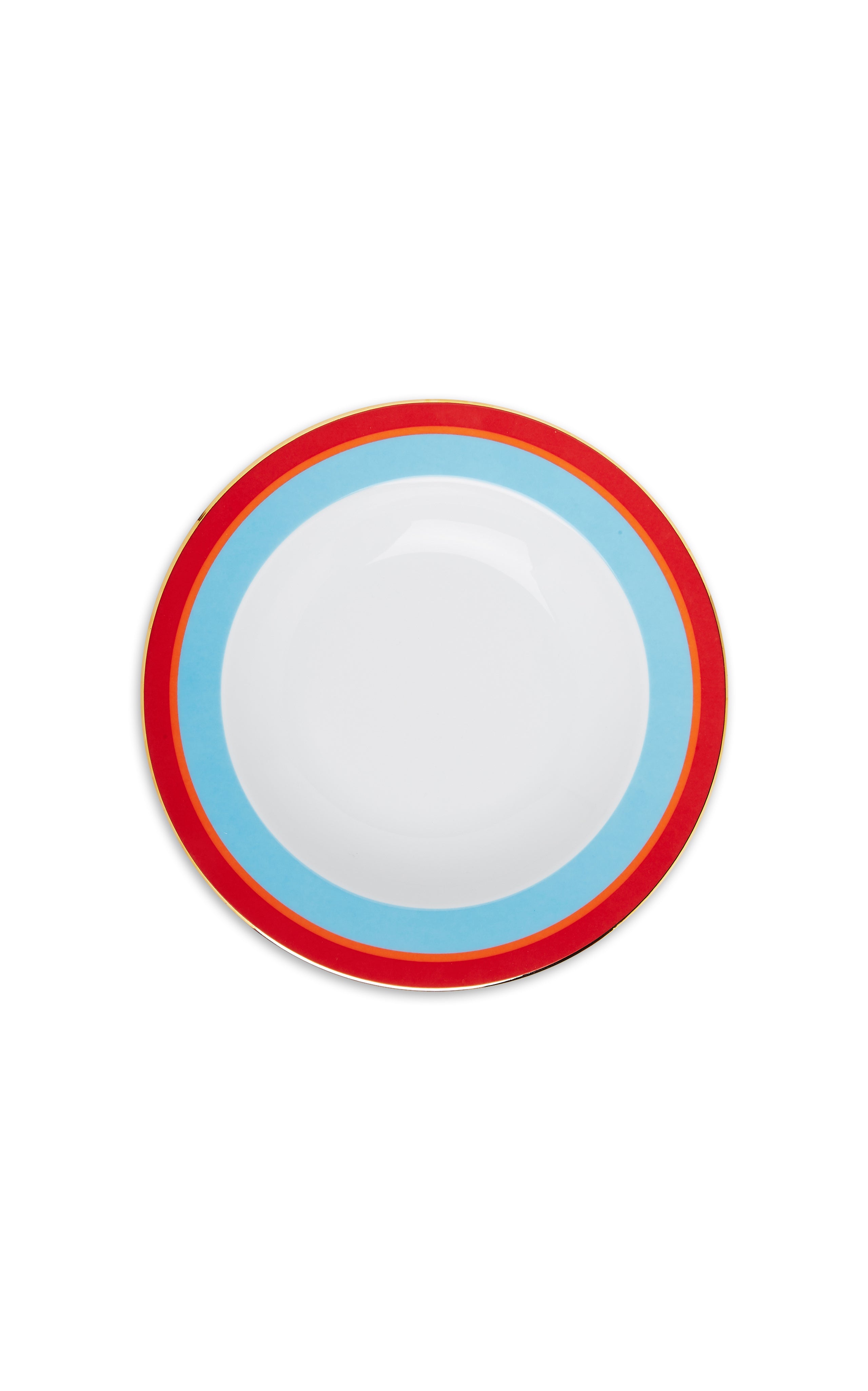 Soup Plates in Rainbow Azzurro Light Blue, Set of 2