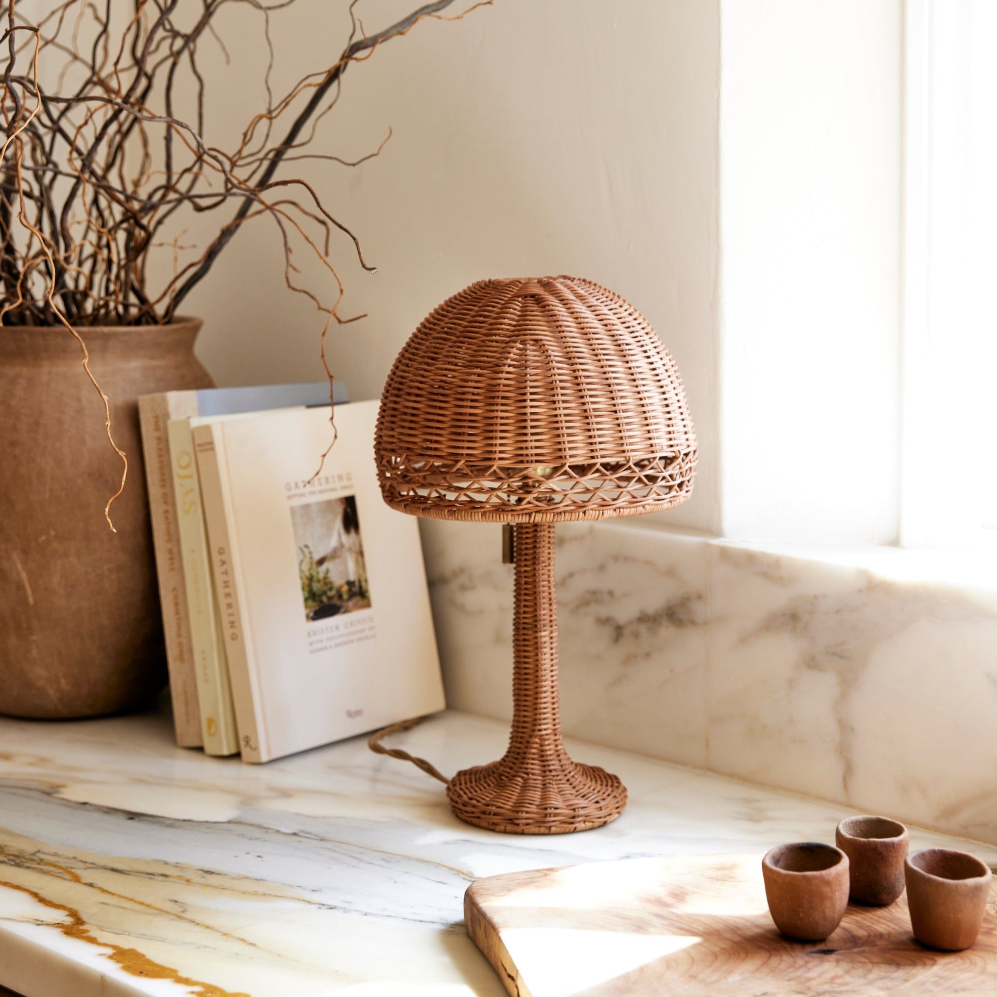 augusta mini lamp on table