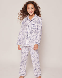 Kid’s Twill Pajama Set in Timeless Toile