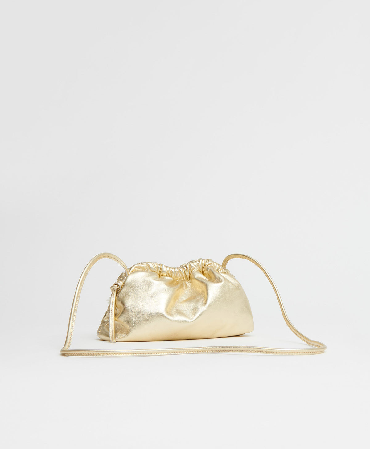 Mini Cloud Clutch  -  Gold