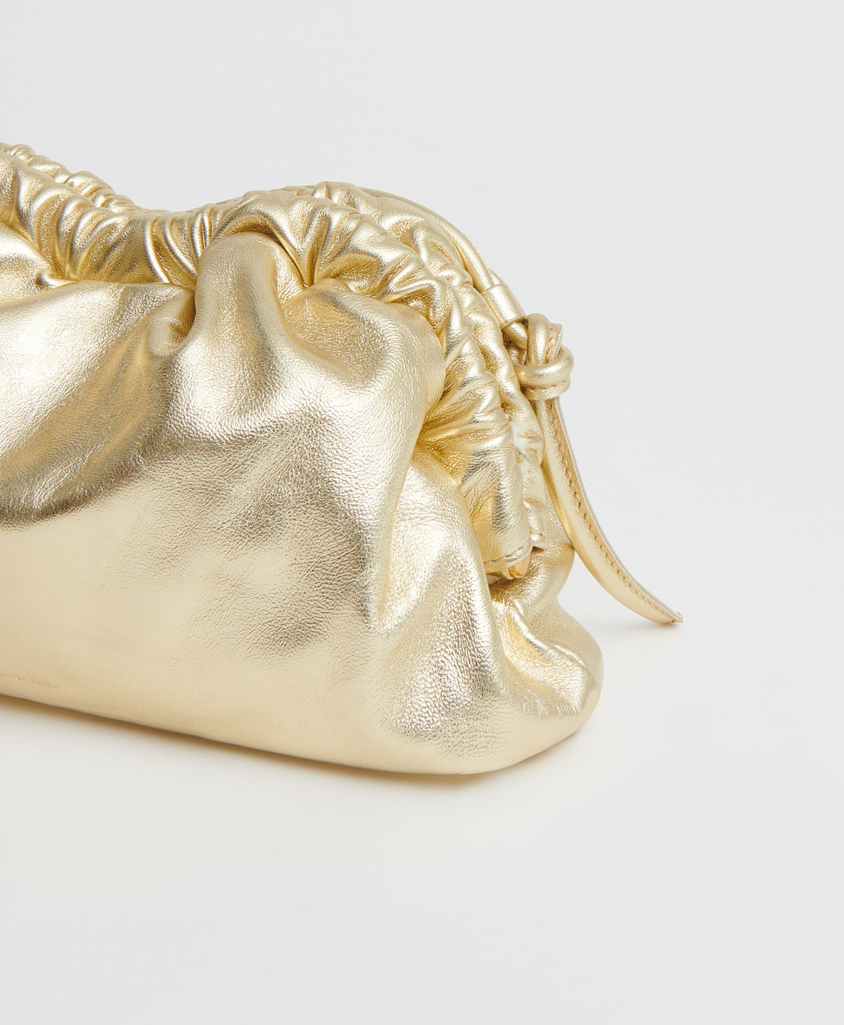 Mini Cloud Clutch  -  Gold
