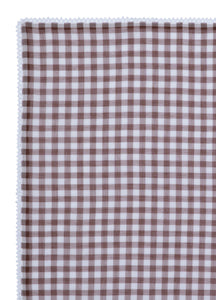 Headscarf in Chocolate Gingham