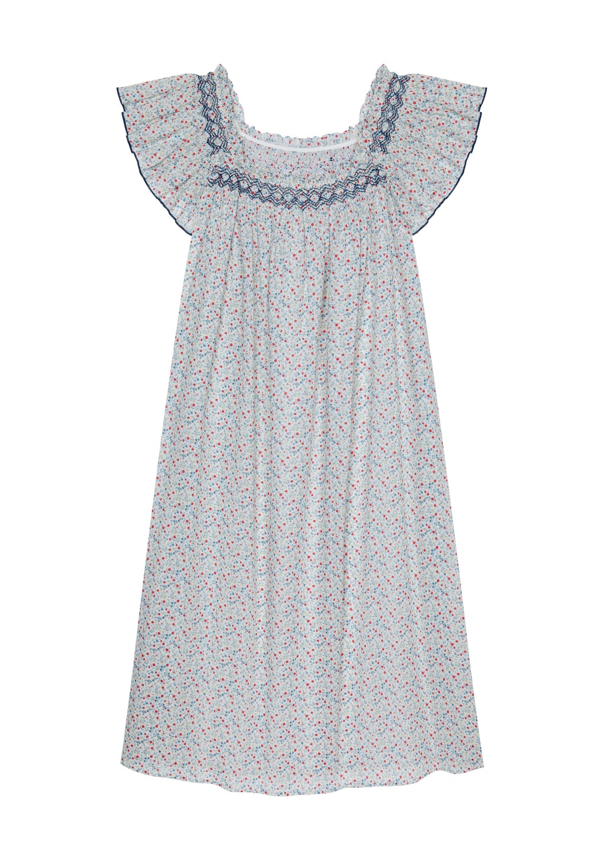 Poppy Cotton Nightdress in Meadow
