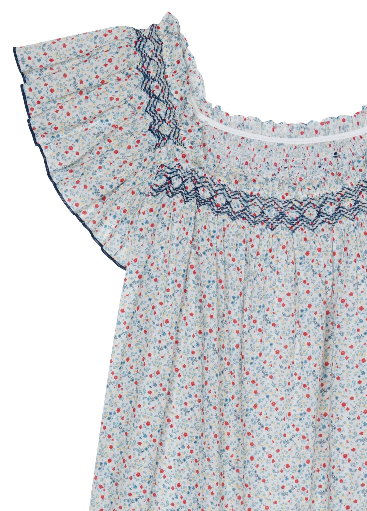 Poppy Cotton Nightdress in Meadow