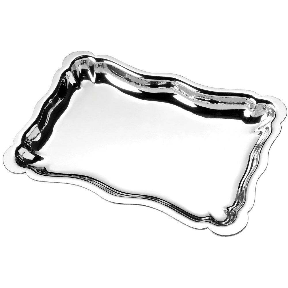 Scalloped Silver Tray in Sterling Silver