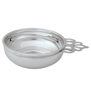 Sterling Silver Beaded Porringer