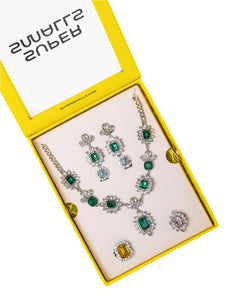 Emerald Ball Mega Jewelry Set