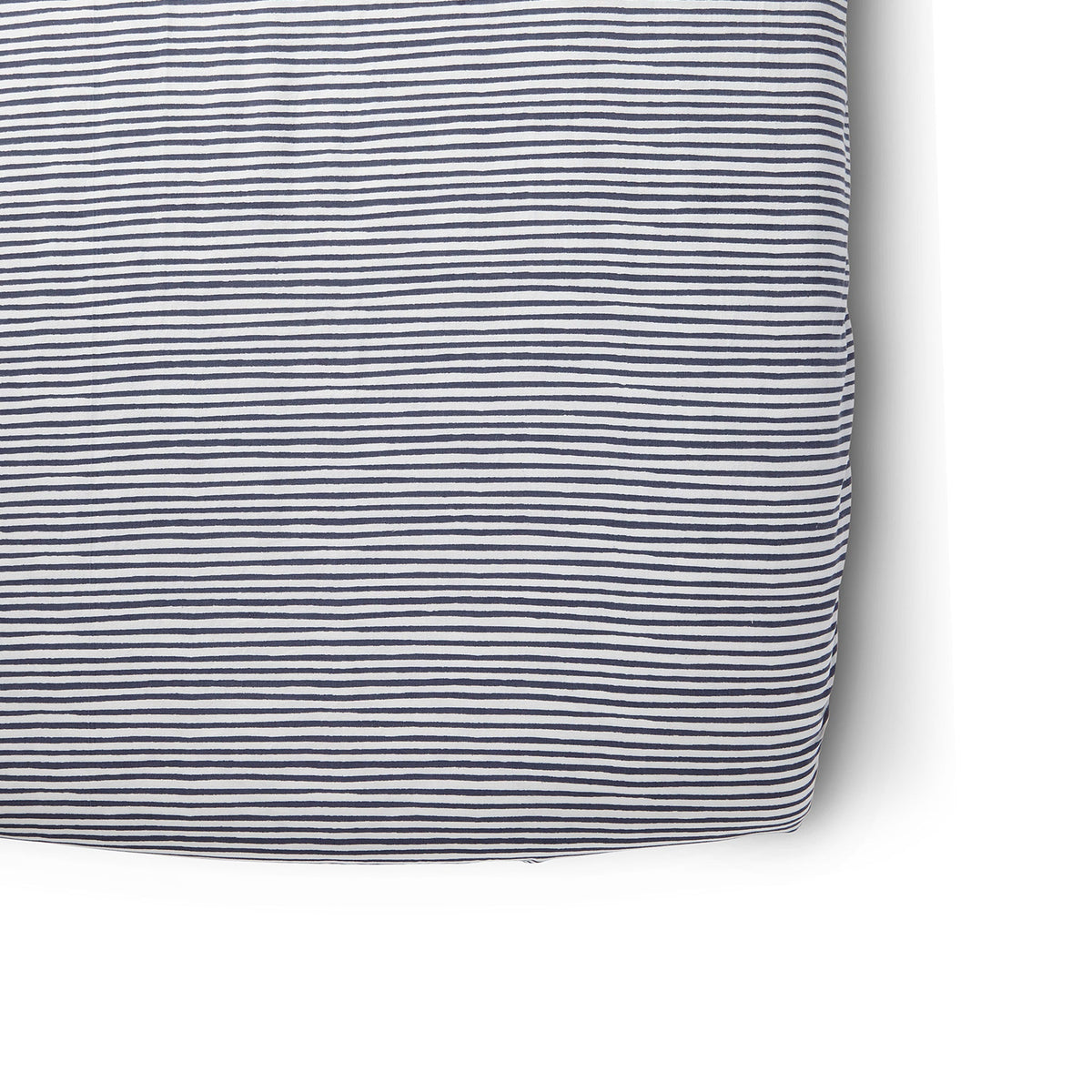 Striped Crib Sheet in Stripes Away Sea