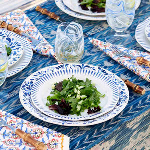 Sitio Stripe 16-Piece Place Setting in Delft Blue