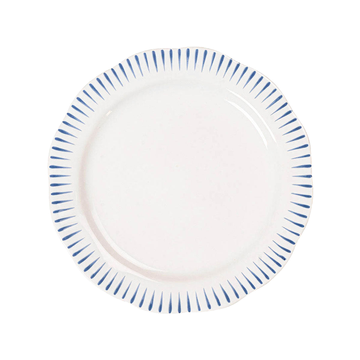 Sitio Stripe 16-Piece Place Setting in Delft Blue