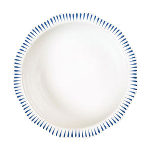 Sitio Stripe 12" Serving Bowl in Delft Blue