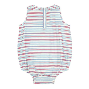 Baby Vintage Stripe Bubble Romper