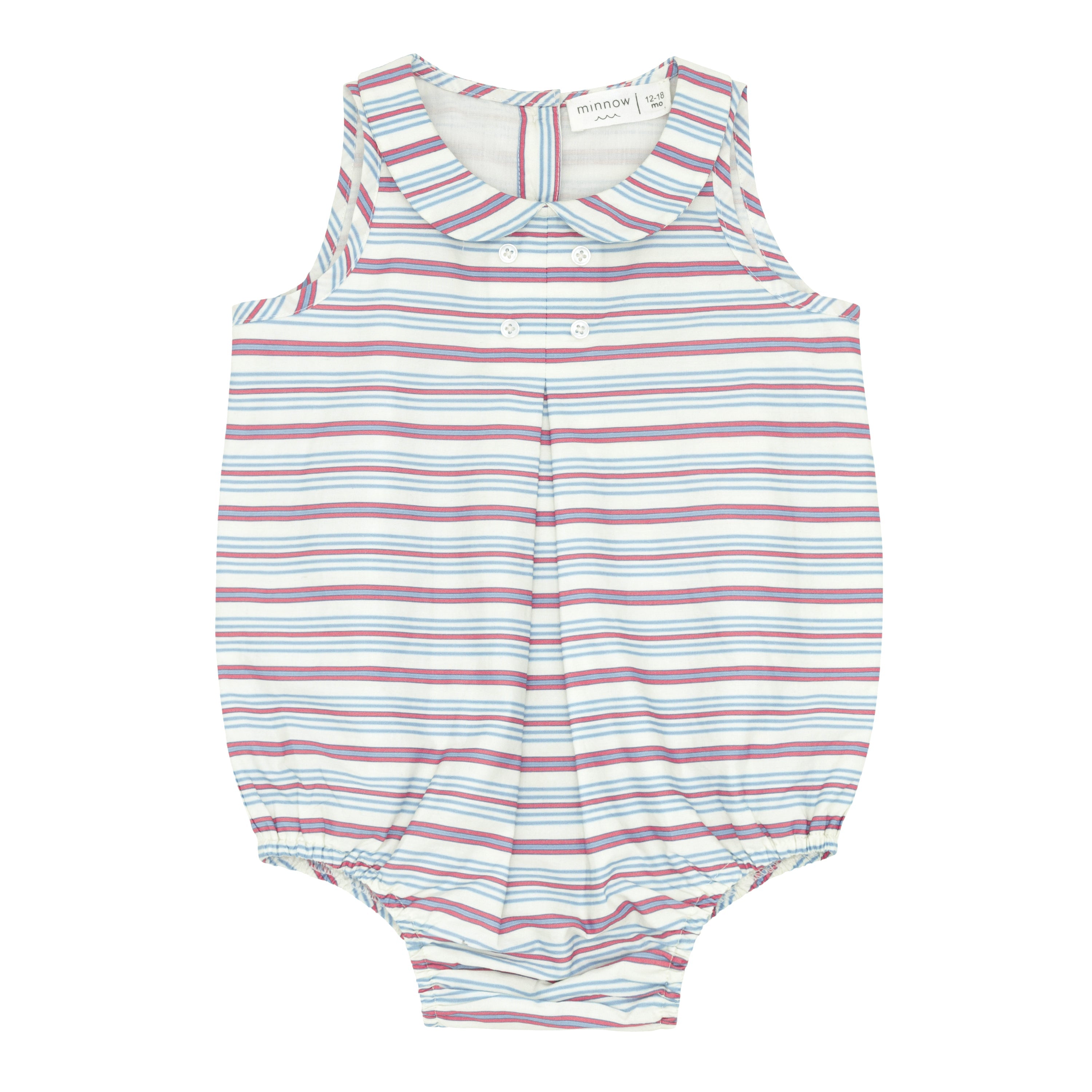 Baby Vintage Stripe Bubble Romper