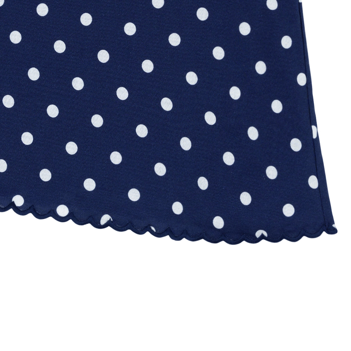 Girls Atlantic Dot Scalloped Short Set