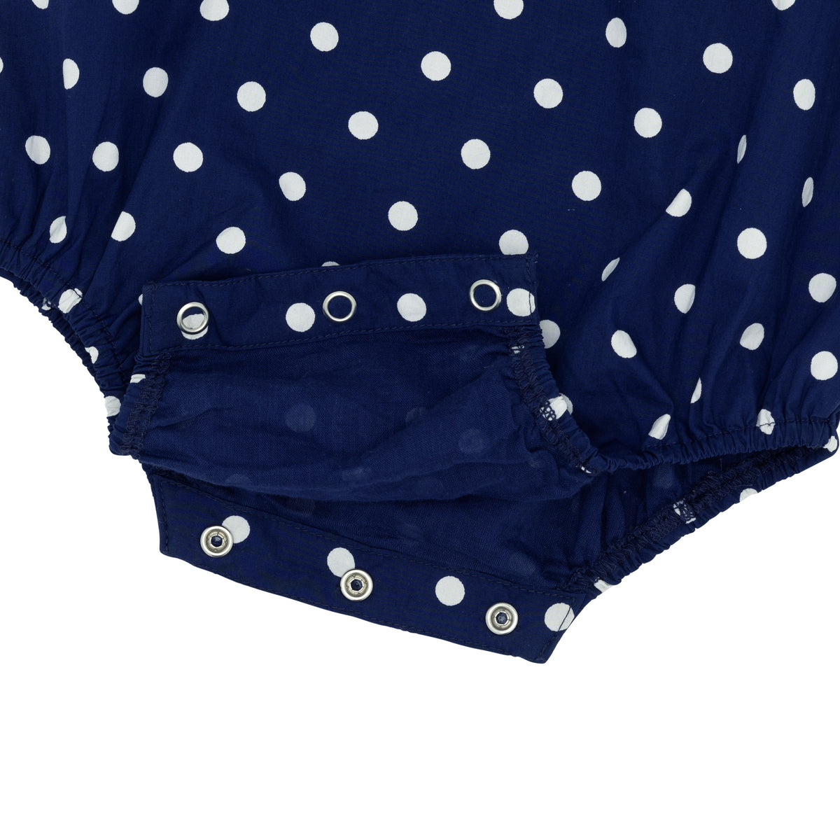 Baby Atlantic Dot Scalloped Bubble Romper