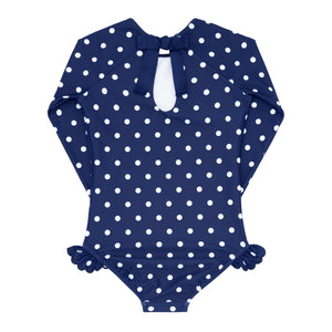 Girls Atlantic Dot Rashguard One Piece