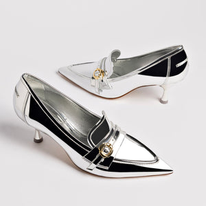 Susan Pump In Silver Specchio