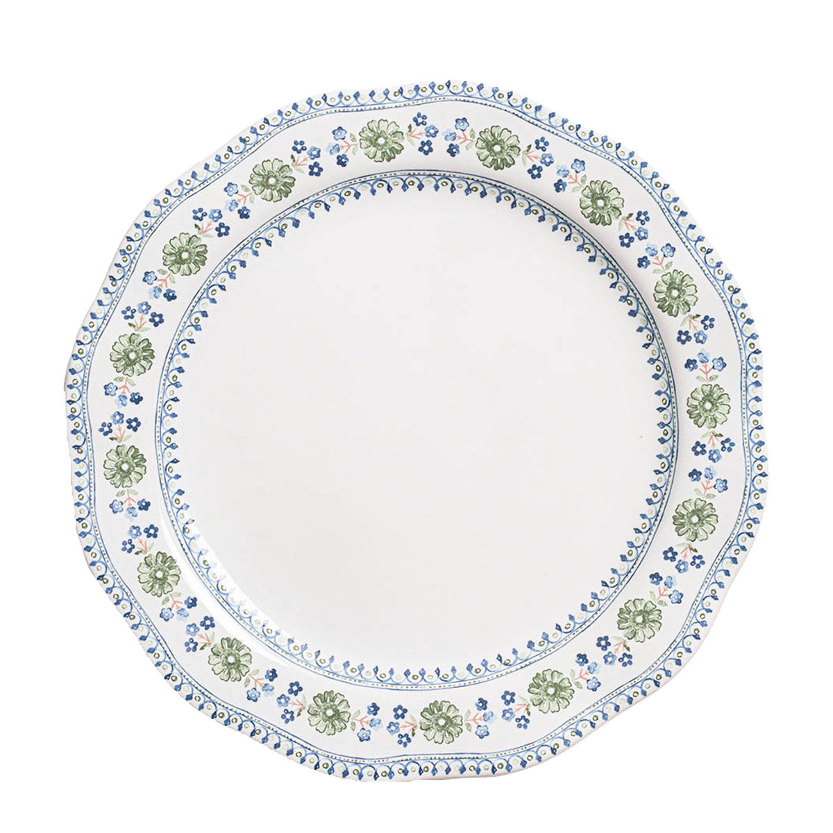 Villa Seville Dinner Plate in Chambray