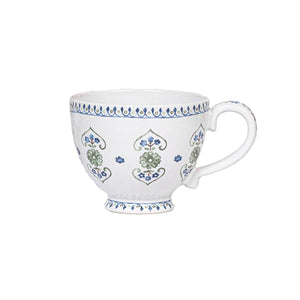 Villa Seville Breakfast Cup in Chambray