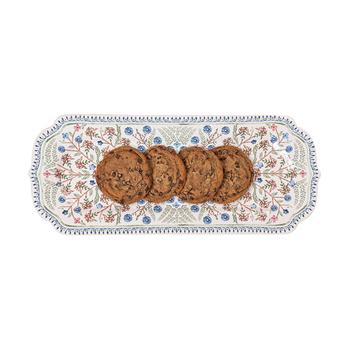 Villa Seville 15” Hostess Tray in Chambray