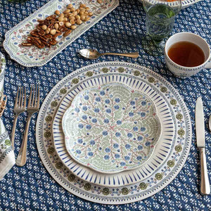 Villa Seville Scalloped Dessert/Salad Plate in Chambray