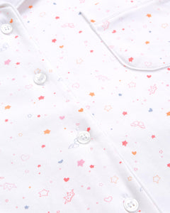 Star & Crown Pajama in Adult Pink