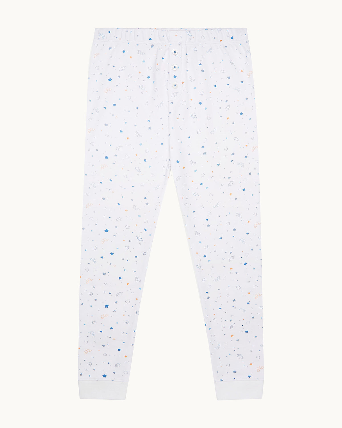 Star & Crown Pajama in Child Blue