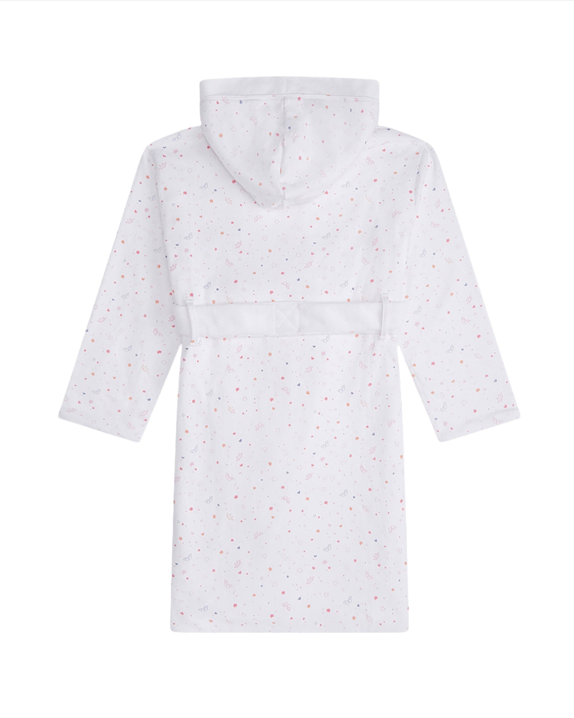 Star & Crown Bathrobe in Child Pink