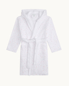 Star & Crown Bathrobe in Child Pink