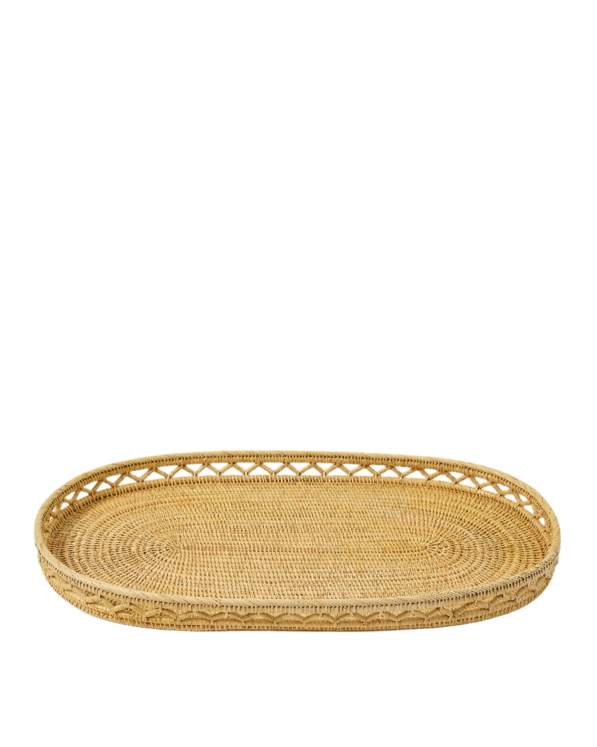 Woven Sabbia Oval Tray, Large