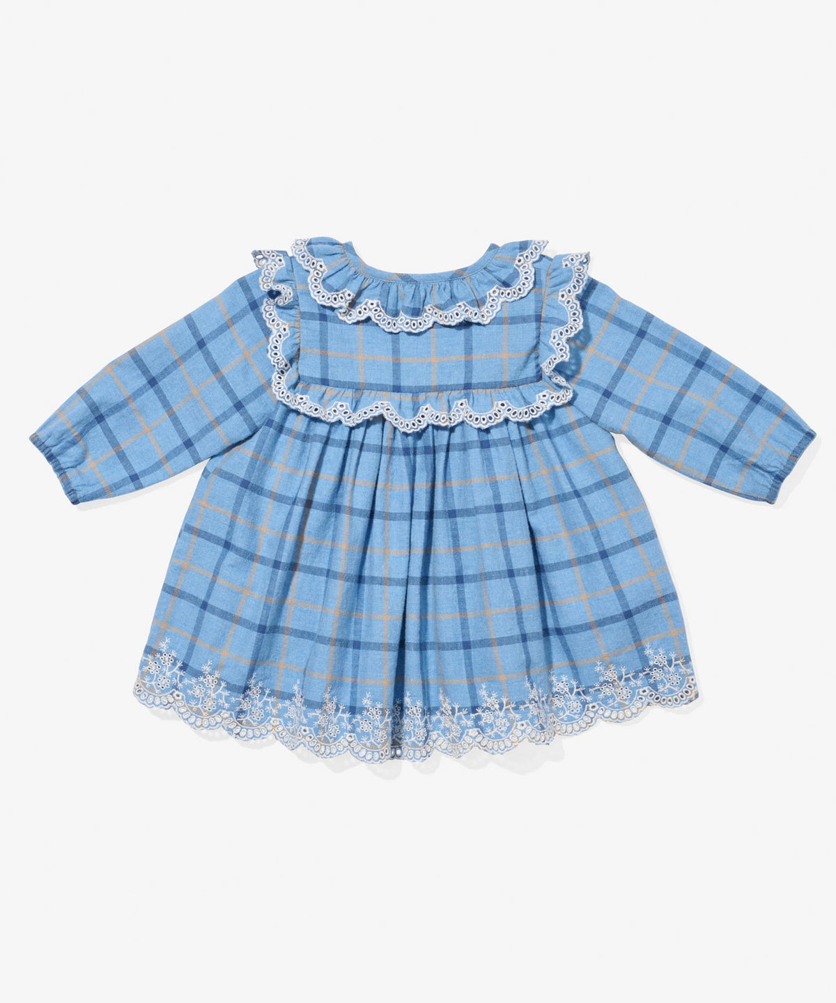 Sara Baby Dress in Autumn Plaid