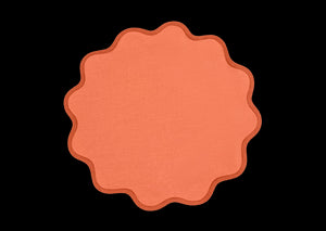 Scallop Edge Circle Placemat, Set of 4