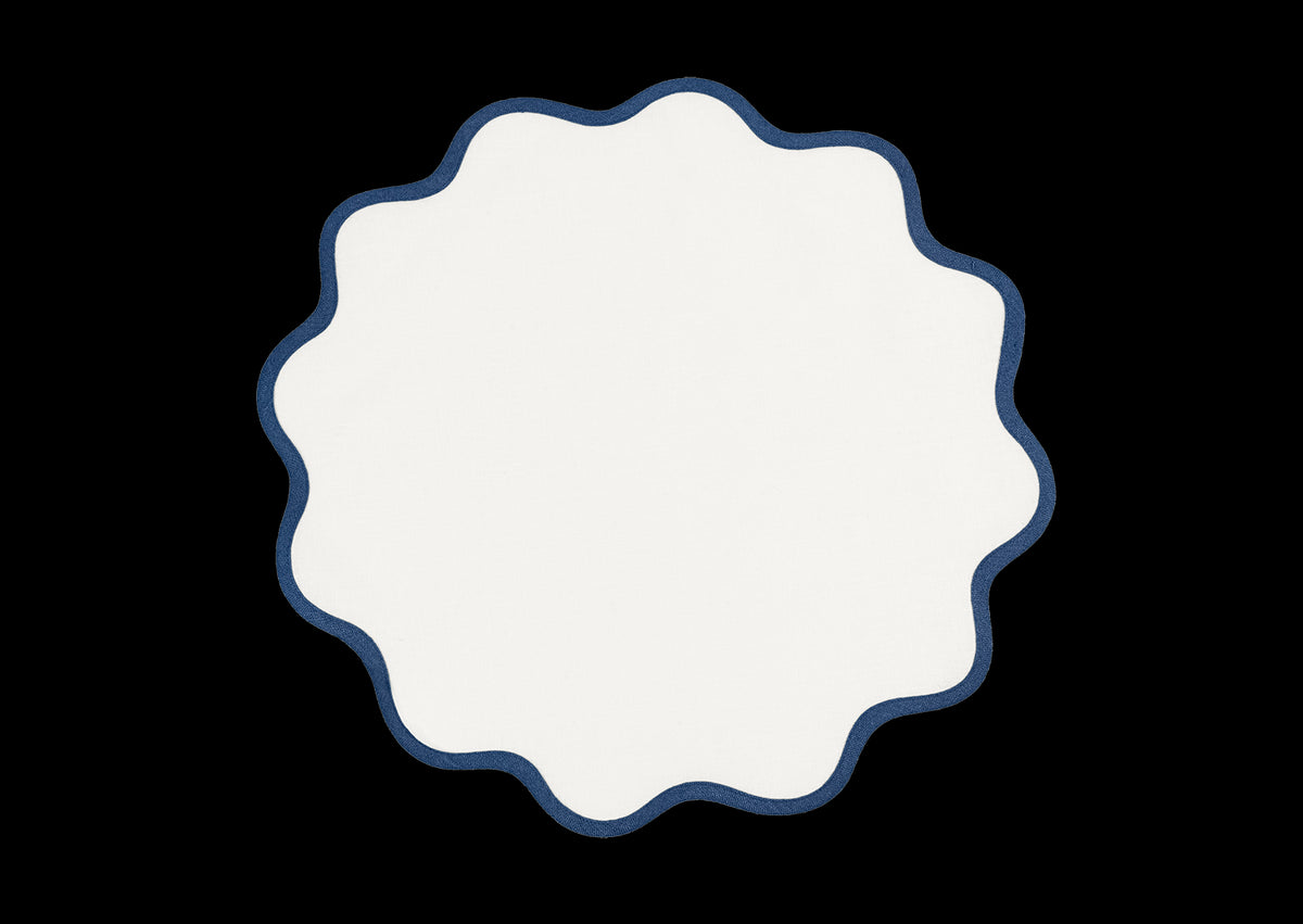 Scallop Edge Circle Placemat, Set of 4