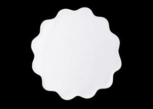 Scallop Edge Circle Placemat, Set of 4